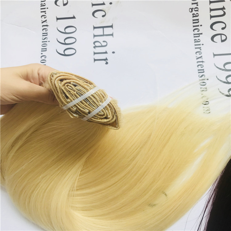 Clip in hair extensions of beautful color H14